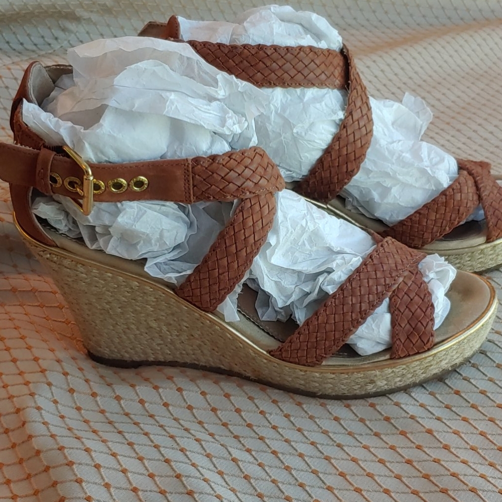 Sperry braided leather espadrillde